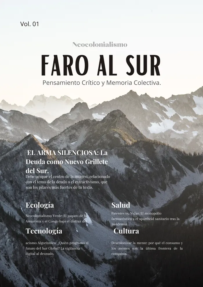 Portada de la revista Faro al Sur