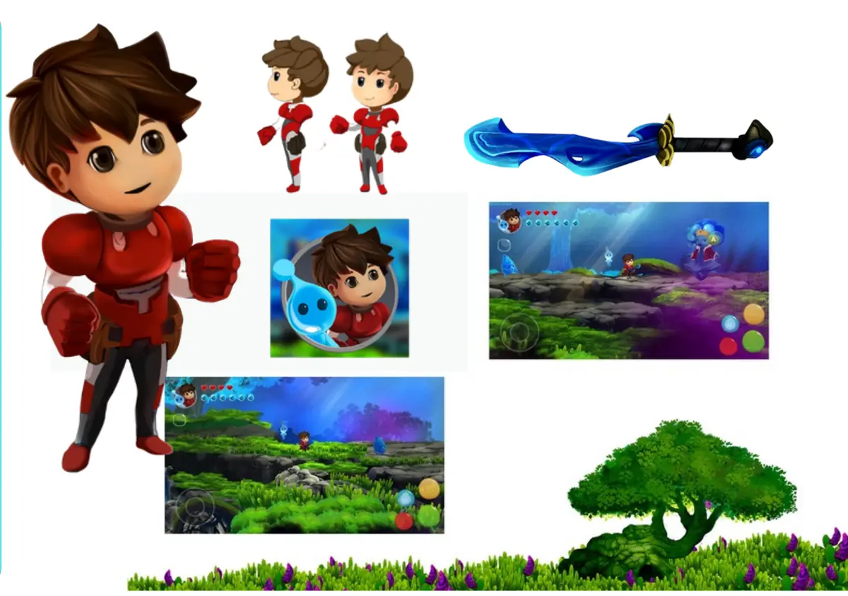 Personajes, objetos y escenarios de Picto Planet
